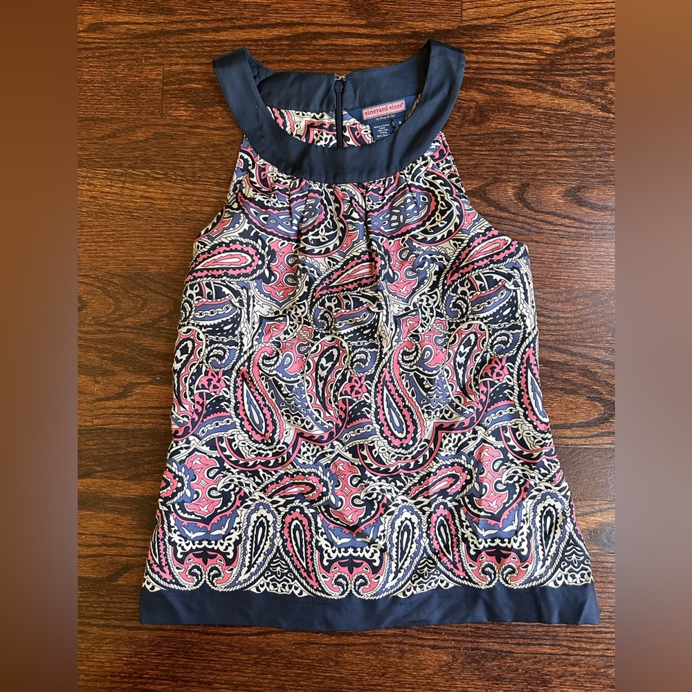 GUC Vineyard Vines silk blouse